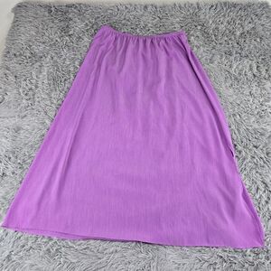 Vintage Maggie Sweet TS Upsell 5269 Womens 1X Purple Maxi Skirt‎